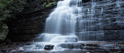 There is a 300 yard walk downhill to big helton creek where you will find 1/2 mile of creek/river frontage for fishing and splashing around or take a short car ride where you will. Helton Creek Falls | Cabin Rentals of Georgia
