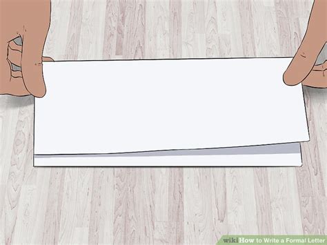 4 Ways To Write A Formal Letter Wikihow
