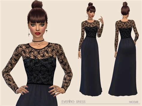 Evening Dress By Paogae At Tsr Sims 4 Updates