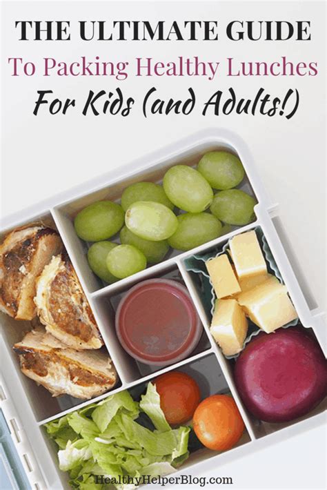 The Ultimate Guide To Packing Healthy Lunches For Kids And Adults