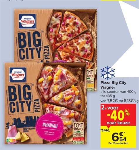 Wagner Pizza Big City Promotie Bij Carrefour
