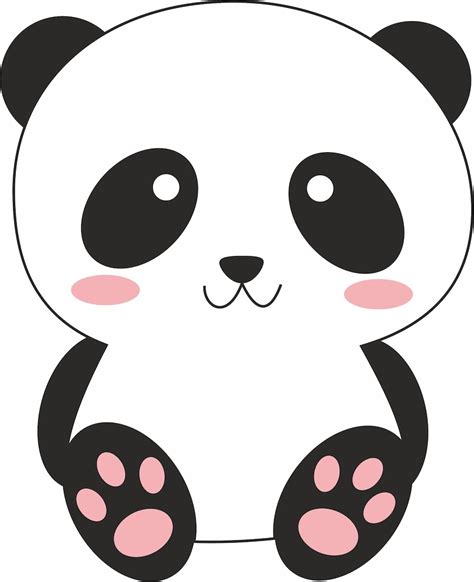 Panda Svg Cut File For Cricut And Silhouette Digital Clipart Etsy