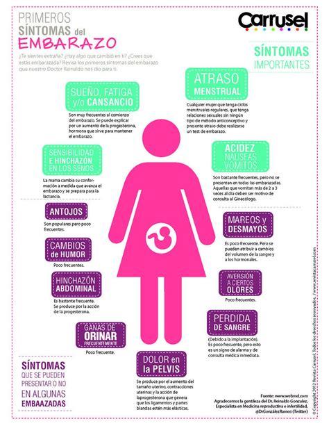 ¿cuales Son Los Primeros Síntomas De Embarazo Infografías Y Remedios