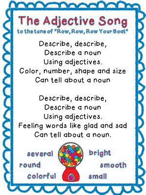 Adjectives Poems