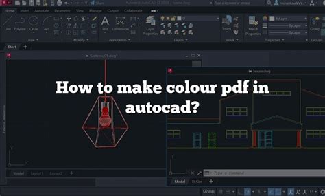 How To Make Colour Pdf In Autocad