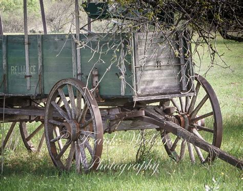 Old Reliance Wagon Photo Rustic Farm Wagon Photo Old Rusty Etsy