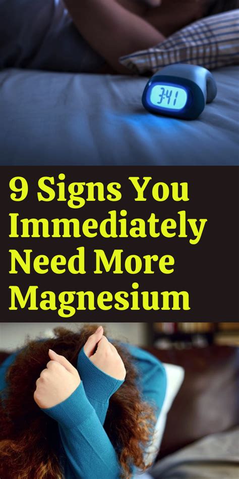 9 signs you immediately need more magnesium and how to get it health