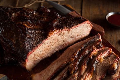 Homemade Smoked Barbecue Beef Brisket Stock Photo By ©bhofack2 75294017