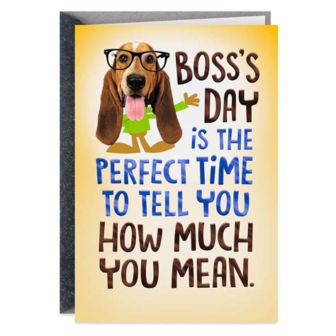 You Not Mean Funny Bosss Day Card Boss Humor Bosses Day Cards Boss
