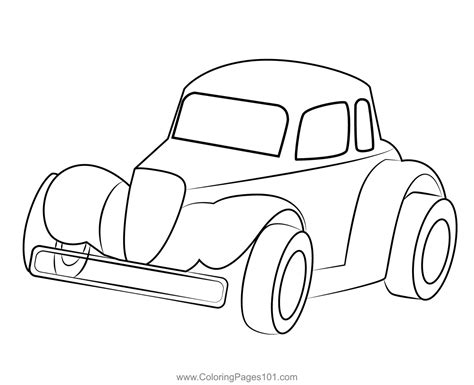 Old Classic Car Coloring Page For Kids Free Vintage Cars Printable