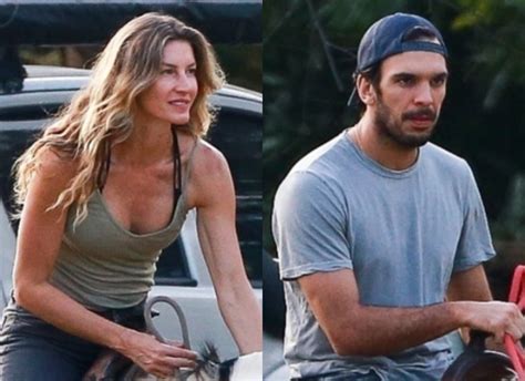 Gisele Bündchen passeia a cavalo com instrutor de jiu jítsu Joaquim