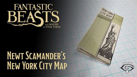 Fantastic Beasts Newt Scamanders New York City Map Youtube