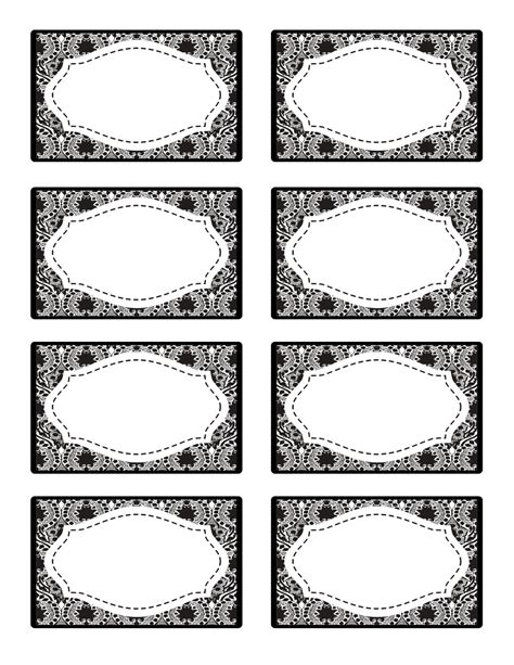 Black And White Labels Digital Download For Organizing Etsy Italia