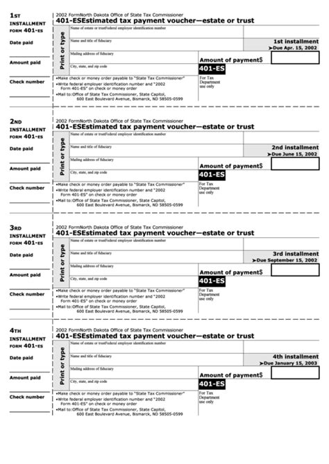 Tax Form Payment Voucher  VOUCHERSOF