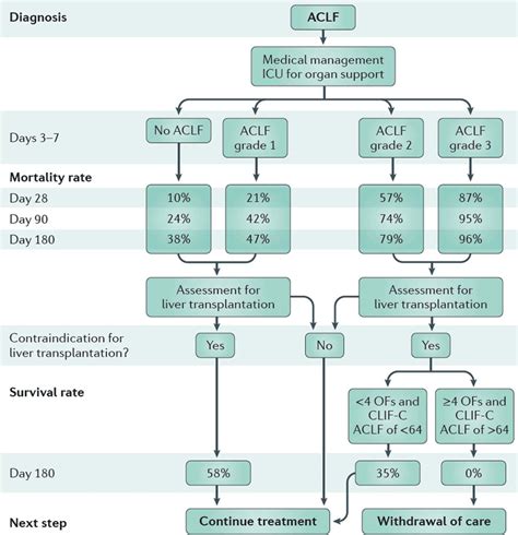 Proposed Algorithm For The Management Of Patients With Acute On Chronic