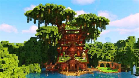 5 best minecraft treehouse designs to build in november 2022