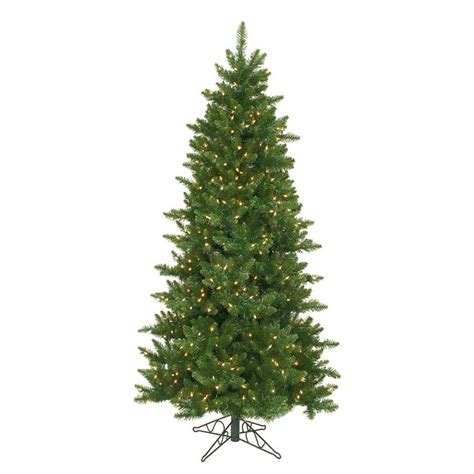 Northlight 9 Ft Pre Lit Slim Artificial Christmas Tree With 600