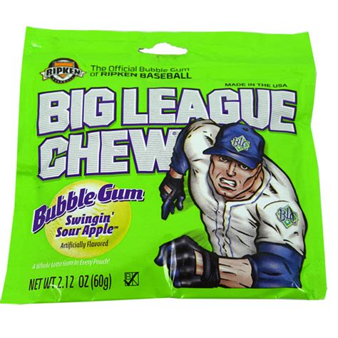 Big League Chew Sour Apple Bubble Gum 212oz 12ct I Got Your Candy