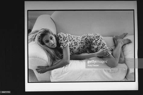 Tennis Player Carling Bassett Seguso Languidly Lounging On Couch At News Photo Getty Images