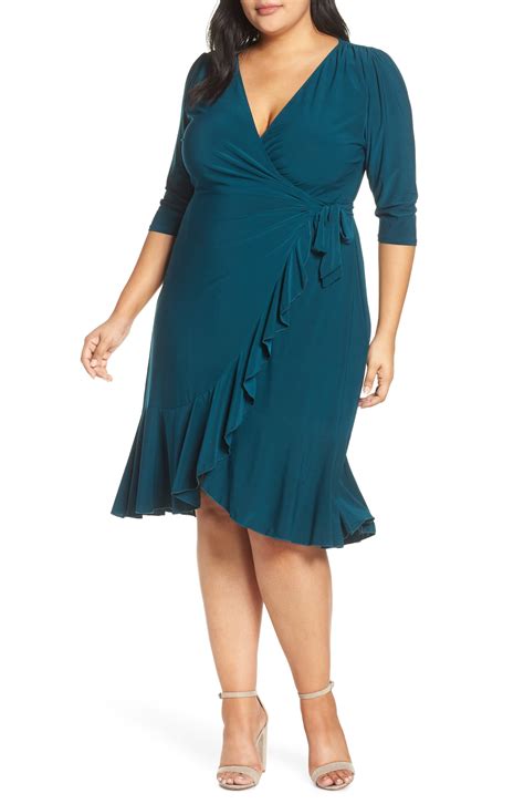 plus-size-women-s-kiyonna-whimsy-wrap-dress,-size-4x-green-plus-size-dresses,-plus-size