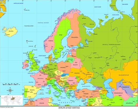 Dünya Haritası Canım Anne Harita Avrupa Dünya