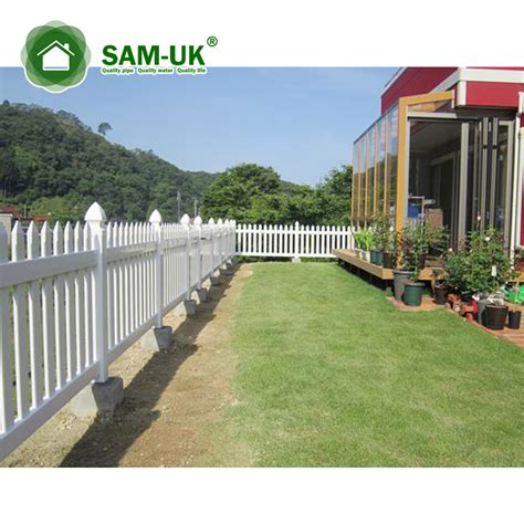 Buy the best rounded picket fence panels 3ft x 6ft natural from berkshire fencing. White Plastic Yard Fence Panel Garden Privacy Fence
