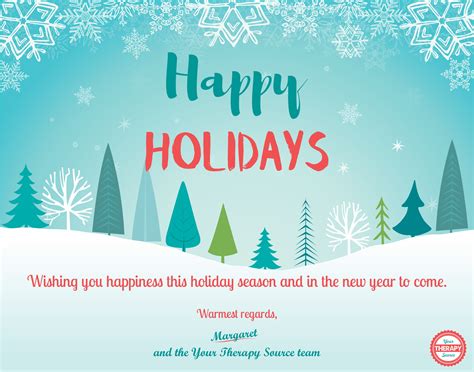 Happy Holidays From Your Therapy Source Your Therapy Source