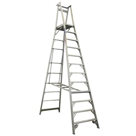 Indalex 3.6m 150kg Aluminium Platform Ladder | Bunnings Warehouse