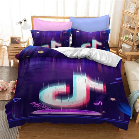 Universe Tik Tok Bedding Set Duvet Cover Comforter Cover Pillow Case