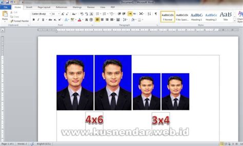 Cara Membuat Ukuran Foto 3x4