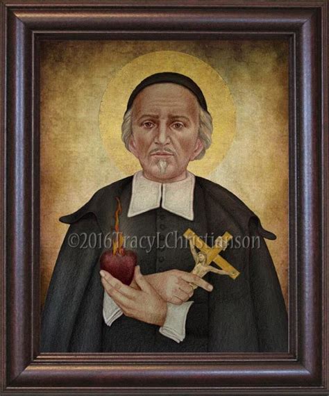 St John Eudes Framed Portraits Of Saints