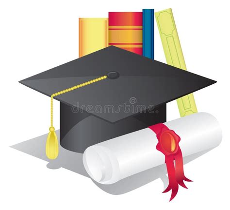 Graduation Symbols Stock Vector Illustration Of Isolated 15028225