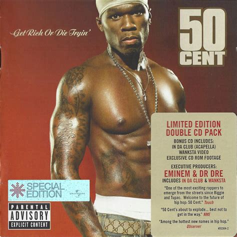 50 Cent Get Rich Or Die Tryin Cd Album Cd Enh Ltd Sedition
