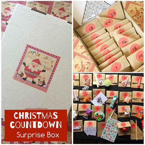 Countdown To Christmas Surprise Box Teach Me Mommy