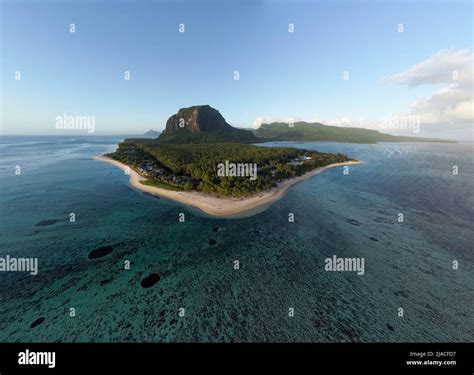 Mauritius Le Morne Brabant Peninsula From Above Stock Photo Alamy