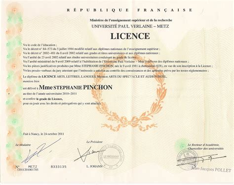 Suggest as a translation of diplôme en droit copy diplome universitaire a nancy