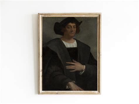 Sebastiano Del Piombo Christopher Columbus Printable 16th Century Art