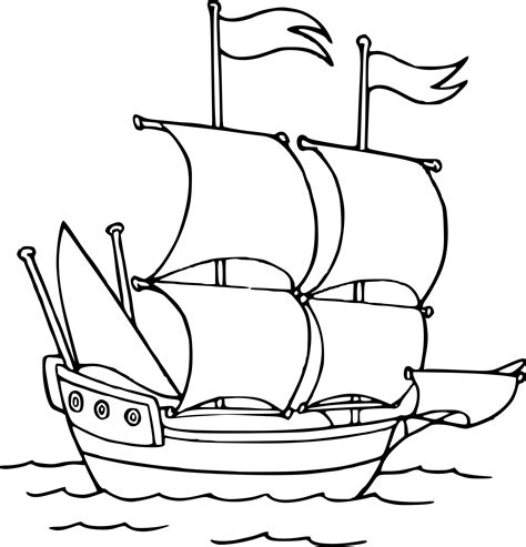 Coloriage Bateau dessin à imprimer sur COLORIAGES .info