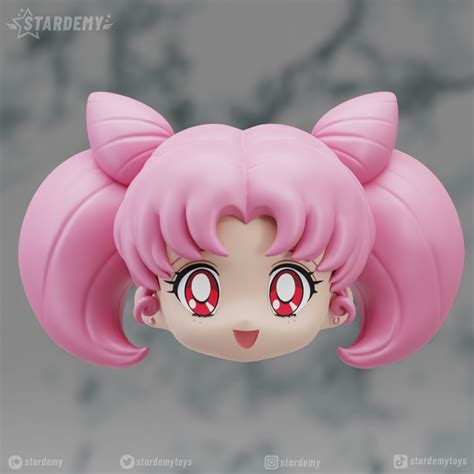 Archivo 3d Sailor Chibi Moon Custom Nendoroid Pelo 🌙 ・diseño De Impresión En 3d Para Descargar・cults