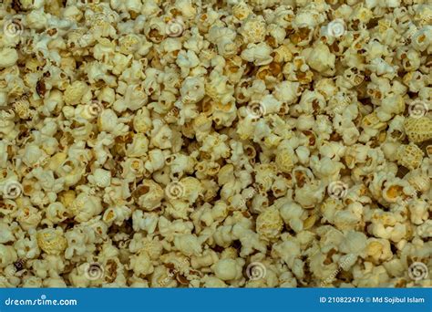 Popcorn From Maize Or Popped Corn Popcorns Or Pop Corn Stock Photo