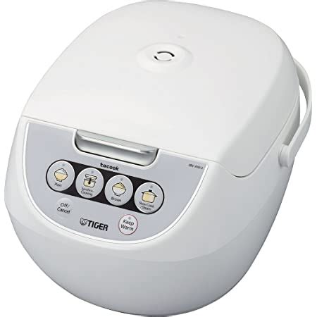 Amazon Com Tiger Jaz A U Fh Cup Uncooked Rice Cooker And Warmer