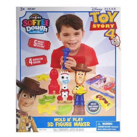 Toy Story 4 Softee Dough Mold N Play Figure Maker Kids Toy Woody