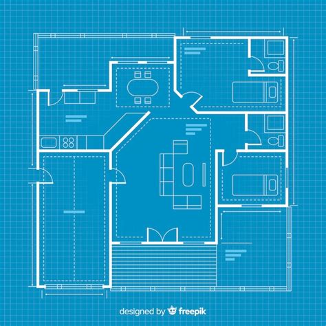 Sketch Drawing Of Blueprint House Vector Free Download Images