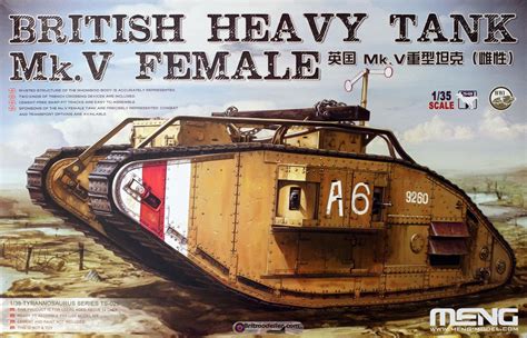 Britsh Heavy Tank Mkv Female 135 Kits