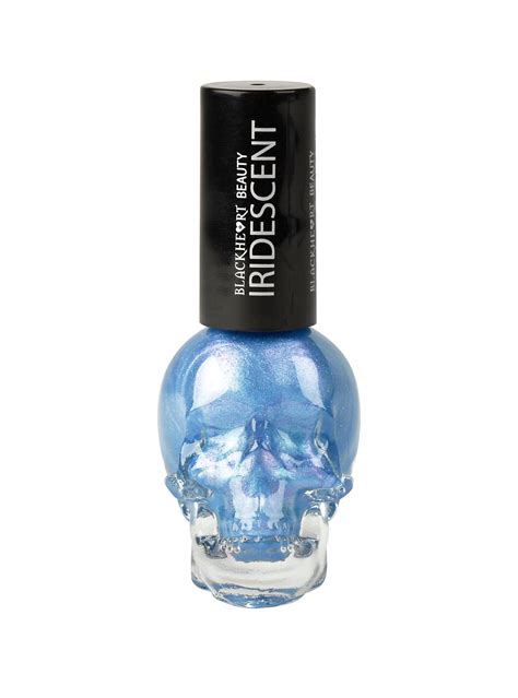 Blackheart Beauty Blue Iridescent Nail Polish Hot Topic Iridescent