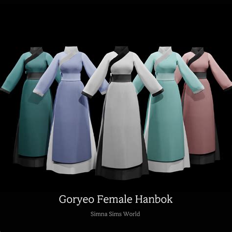 The Sims 4 Goryeo Female Hanbok 191205 Download On