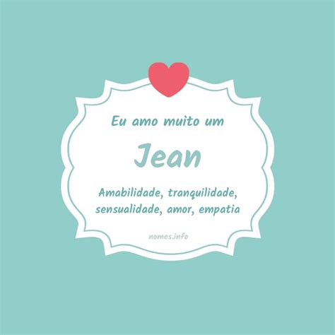 Qual O Significado Do Nome Jean