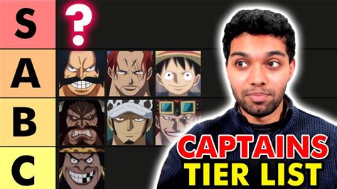 One Piece Best Captains Tier List Youtube