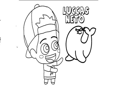 Luccas Neto Para Colorir Blog Ana Giovanna