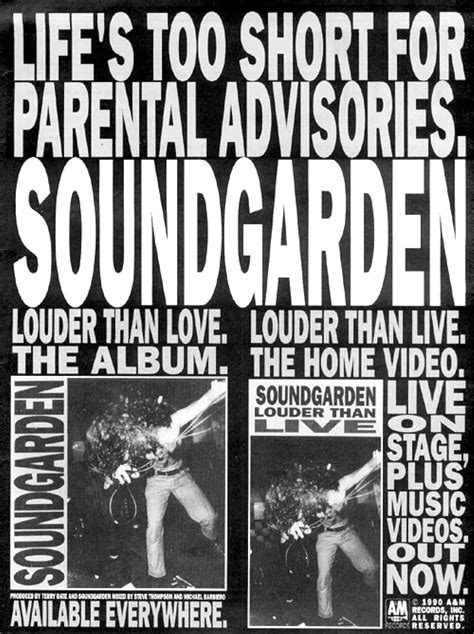 Soundgarden Louder Than Live 1990